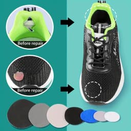 6 Pcs Self-Adhesive Shoe Patches, Strong Waterproof Repair for Holes, Fabric, Mesh, Invisible Shoe Fix, Seamless Shoe Repair