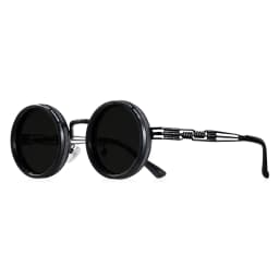 CRIXALIS Polarized Round Sunglasses ND9 Adjustable Dimming Men Women Retro Punk Men's Fishing Eyeglasses Outdoor Shades UV400