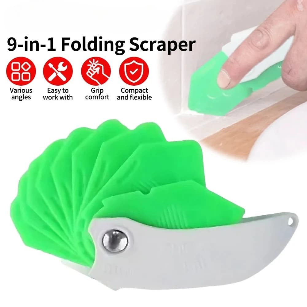 9 in1 Silicone Caulking Tool Sealant Spreading Professional Tile Window Grout Edge Removal Joint Sealant Spreader Spatula New
