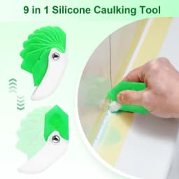 9 in1 Silicone Caulking Tool Sealant Spreading Professional Tile Window Grout Edge Removal Joint Sealant Spreader Spatula New