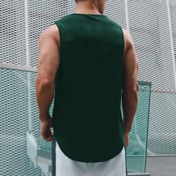 Gym Bodybuilding Sports Sleeveless T-Shirts Mens Fitness Workout Muscle Tank Tops Summer Mesh Breathable Stretch Quick Dry Vests