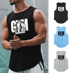 Gym Bodybuilding Sports Sleeveless T-Shirts Mens Fitness Workout Muscle Tank Tops Summer Mesh Breathable Stretch Quick Dry Vests