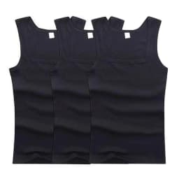 Hot Men's Tank Tops Fitness Vest Basic Elastic Sleeveless T-shirt Cotton Bodybuilding Man Clothing 3pcs/set Gym Clothing Man