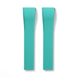 Fluoro Rubber Watch Band FKM Tropic Strap 18/19/20/21/22mm Folding Buckle Quick Release Cut to Size Bracelet for Men Women