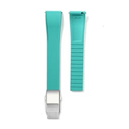 Fluoro Rubber Watch Band FKM Tropic Strap 18/19/20/21/22mm Folding Buckle Quick Release Cut to Size Bracelet for Men Women