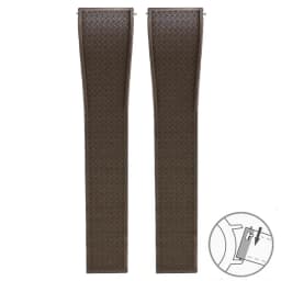 Fluoro Rubber Watch Band FKM Tropic Strap 18/19/20/21/22mm Folding Buckle Quick Release Cut to Size Bracelet for Men Women
