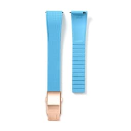 Fluoro Rubber Watch Band FKM Tropic Strap 18/19/20/21/22mm Folding Buckle Quick Release Cut to Size Bracelet for Men Women
