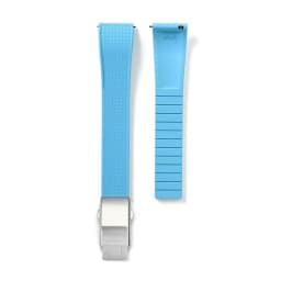 Fluoro Rubber Watch Band FKM Tropic Strap 18/19/20/21/22mm Folding Buckle Quick Release Cut to Size Bracelet for Men Women