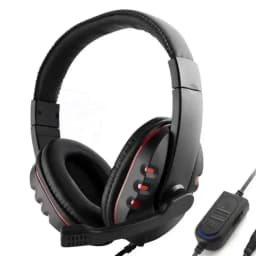 Headphones 3.5mm Wired Gaming Headset Earphones Music For PS4 Play Station 4 Game PC Chat Computer With Microphone
