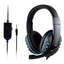Headphones 3.5mm Wired Gaming Headset Earphones Music For PS4 Play Station 4 Game PC Chat Computer With Microphone