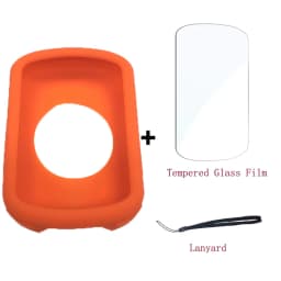 Garmin Edge 540 840 Case with Tempered Glass Film New Silicone Case & Screen Protector for Garmin Edge 540 Edge 840 GPS Computer
