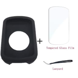 Garmin Edge 540 840 Case with Tempered Glass Film New Silicone Case & Screen Protector for Garmin Edge 540 Edge 840 GPS Computer