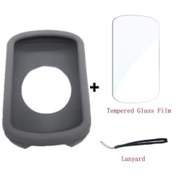 Garmin Edge 540 840 Case with Tempered Glass Film New Silicone Case & Screen Protector for Garmin Edge 540 Edge 840 GPS Computer