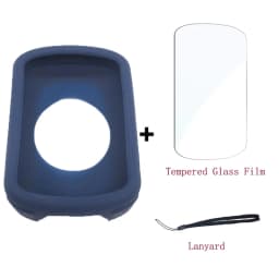 Garmin Edge 540 840 Case with Tempered Glass Film New Silicone Case & Screen Protector for Garmin Edge 540 Edge 840 GPS Computer