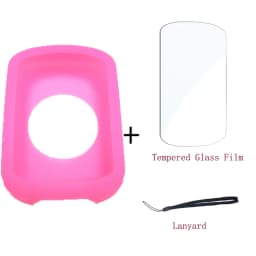 Garmin Edge 540 840 Case with Tempered Glass Film New Silicone Case & Screen Protector for Garmin Edge 540 Edge 840 GPS Computer