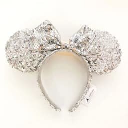 Disney Mickey Mouse Ear Headband Amusement Park Hair Hoop Fish Scale Sequin Mesh Party Headwear Girl Toy Birthday