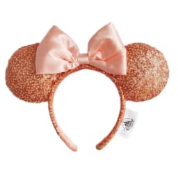 Disney Mickey Mouse Ear Headband Amusement Park Hair Hoop Fish Scale Sequin Mesh Party Headwear Girl Toy Birthday