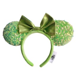 Disney Mickey Mouse Ear Headband Amusement Park Hair Hoop Fish Scale Sequin Mesh Party Headwear Girl Toy Birthday