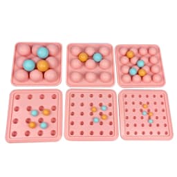 Porous Round Candy Chocolate Silicone Mold with Lid DIY Fondant Pudding Ice Cube Mould Valentine's Day Party Wedding Cake Decor