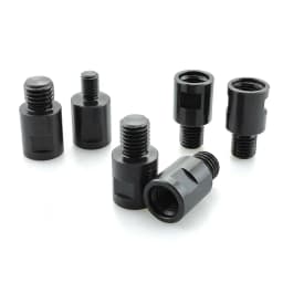 M14 M10 5/8-11'' Adapter Angle Grinder Thread Converter Adaptive Shaft Connector Polished for Diamond Core Drill Bits Hole Saw