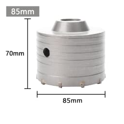 1Pc 30-150mm Drilling Crown for Concrete Wall Hole Saw SDS PLUS Hammer Drill Bit Set with Round Shaft Cement Stone Cutter Tool