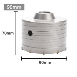 1Pc 30-150mm Drilling Crown for Concrete Wall Hole Saw SDS PLUS Hammer Drill Bit Set with Round Shaft Cement Stone Cutter Tool