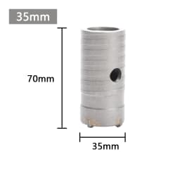 1Pc 30-150mm Drilling Crown for Concrete Wall Hole Saw SDS PLUS Hammer Drill Bit Set with Round Shaft Cement Stone Cutter Tool