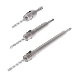 1Pc 30-150mm Drilling Crown for Concrete Wall Hole Saw SDS PLUS Hammer Drill Bit Set with Round Shaft Cement Stone Cutter Tool