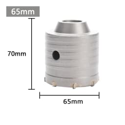 1Pc 30-150mm Drilling Crown for Concrete Wall Hole Saw SDS PLUS Hammer Drill Bit Set with Round Shaft Cement Stone Cutter Tool