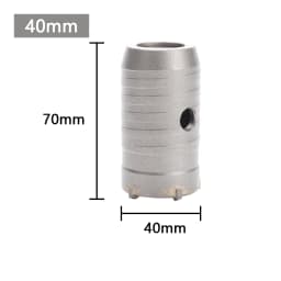 1Pc 30-150mm Drilling Crown for Concrete Wall Hole Saw SDS PLUS Hammer Drill Bit Set with Round Shaft Cement Stone Cutter Tool