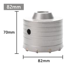 1Pc 30-150mm Drilling Crown for Concrete Wall Hole Saw SDS PLUS Hammer Drill Bit Set with Round Shaft Cement Stone Cutter Tool