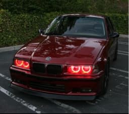 Cotton RGB Angel eyes ring kit 16 colors flash Remote control for BMW 3 5 7 Series E36 E38 E39 E46 525i 528i 530i 540i 320i