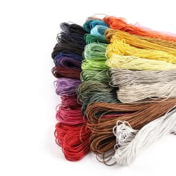 65m/Lot Waxed Cotton String Beading Cord Rope 1mm For Bracelet And Necklace Jewelry Making Weaving Supplies Accessories