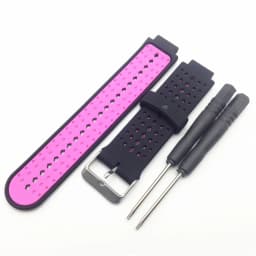 Silicone Watchband Strap For Garmin Forerunner 235/220/230/620/630/735XT Approach S20 SmartWatch Wristband with Tool Accessories