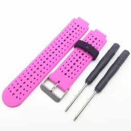 Silicone Watchband Strap For Garmin Forerunner 235/220/230/620/630/735XT Approach S20 SmartWatch Wristband with Tool Accessories