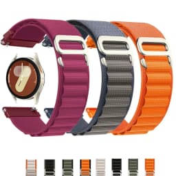 Fabric 22mm 20mm watch band Alpine Loop for Samsung Galaxy Watch 7-FE-6-4-Classic-5-Pro sport bracelet Huawei GT 2-3-4-Pro strap