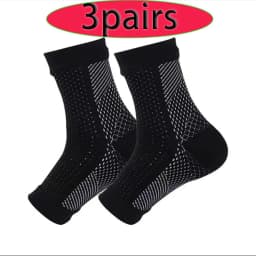 5 Pairs of Ankle Pressure Socks for Sports, Running, Fitness, Sweat Absorption, Breathability, Exposed Toe and Foot Protection