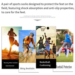 5 Pairs of Ankle Pressure Socks for Sports, Running, Fitness, Sweat Absorption, Breathability, Exposed Toe and Foot Protection