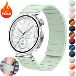 Magnetic Loop Strap For Samsung Galaxy Watch 7 6 5 4 40mm 44mm 4 6 Classic 46 42 43 47mm 5 Pro Band Silicone 20mm 22mm Watchband