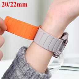 Magnetic Loop Strap For Samsung Galaxy Watch 7 6 5 4 40mm 44mm 4 6 Classic 46 42 43 47mm 5 Pro Band Silicone 20mm 22mm Watchband