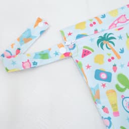 Elinfant 2PCS Wet Dry Bag Mini Baby Diaper Bag Nappy Bag 18*25cm Waterproof Reusable Washable Diaper Bag