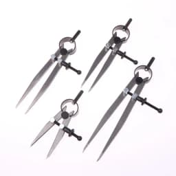 Adjustable Compass, Leather Craft Marking Gauge, Wing Divider, And Rotary Marking Gauge – A Complete 1-Piece Set