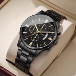 1/2/3/4PCS Fashion Men Business Watches Luxury Calendar Quartz Watch for Man Clock Montre Homme(Without Box)