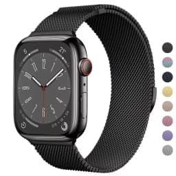 Milanese Strap for Apple Watch 10 46mm Band 9 8 7 45mm 41mm Ultra 2 49mm Metal Magnetic Bracelet iWatch 6 5 4 SE 44mm 40mm 42mm