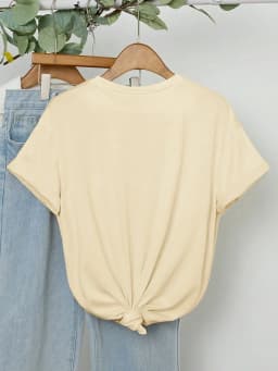 Summer American Retro Marine Animal Conch Bow Pattern Women's Round Neck Street Clothing Half-sleeved Top Aesthetic Clothes