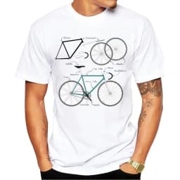 Vintage Sports Bike Printed Men's T-shirt Harajuku Streetwear Graphic T Shirts Oversized Tops One Piece Vintage Tee