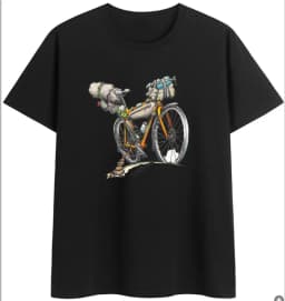 Vintage Sports Bike Printed Men's T-shirt Harajuku Streetwear Graphic T Shirts Oversized Tops One Piece Vintage Tee