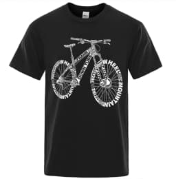 Vintage Sports Bike Printed Men's T-shirt Harajuku Streetwear Graphic T Shirts Oversized Tops One Piece Vintage Tee