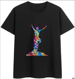 Vintage Sports Bike Printed Men's T-shirt Harajuku Streetwear Graphic T Shirts Oversized Tops One Piece Vintage Tee