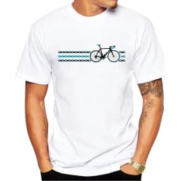 Vintage Sports Bike Printed Men's T-shirt Harajuku Streetwear Graphic T Shirts Oversized Tops One Piece Vintage Tee